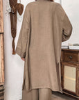 Naïa — Ensemble kimono & pantalon fluide uni - Terre sereine