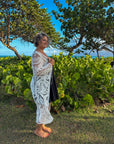 Romy - Kimono long en broderie dentelle, élégance et légèreté