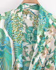 Giulia – Bleu ciel : Kimono court d’été, léger et élégant