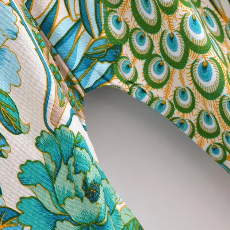 Giulia – Bleu ciel : Kimono court d’été, léger et élégant