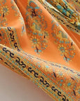 Sienna – Éclat mandarine : Kimono long bohème, fluide et élégant en toute occasion