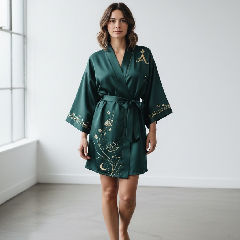 Tirta – Spiritual Edition : Kimono mi - long en soie - Amboria